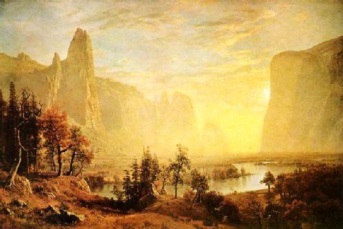 Albert Bierstadt The Yosemite Valley oil painting picture